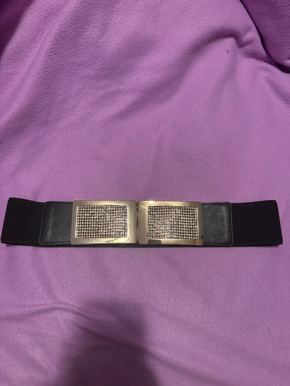 Black and gold Shiny Belt